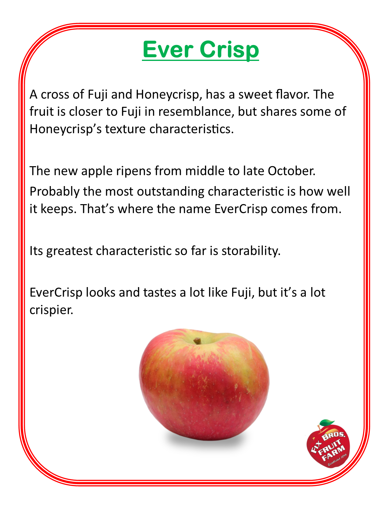 Honey Crisp Apple Information and Facts